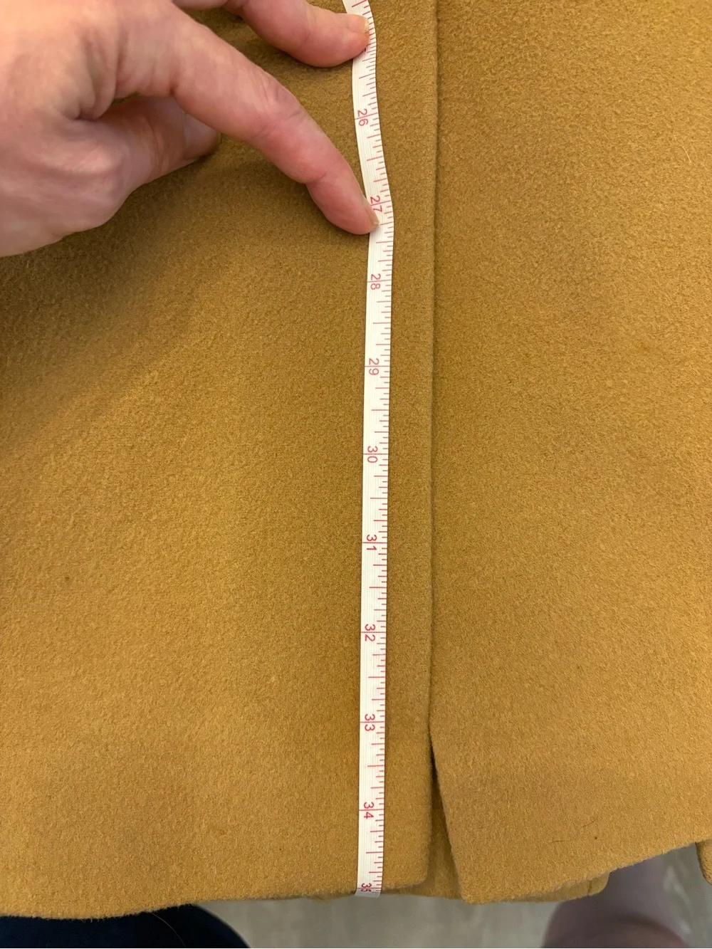 Banana Republic Men's Wool and Cashmere Pea Coat in Camel Brown